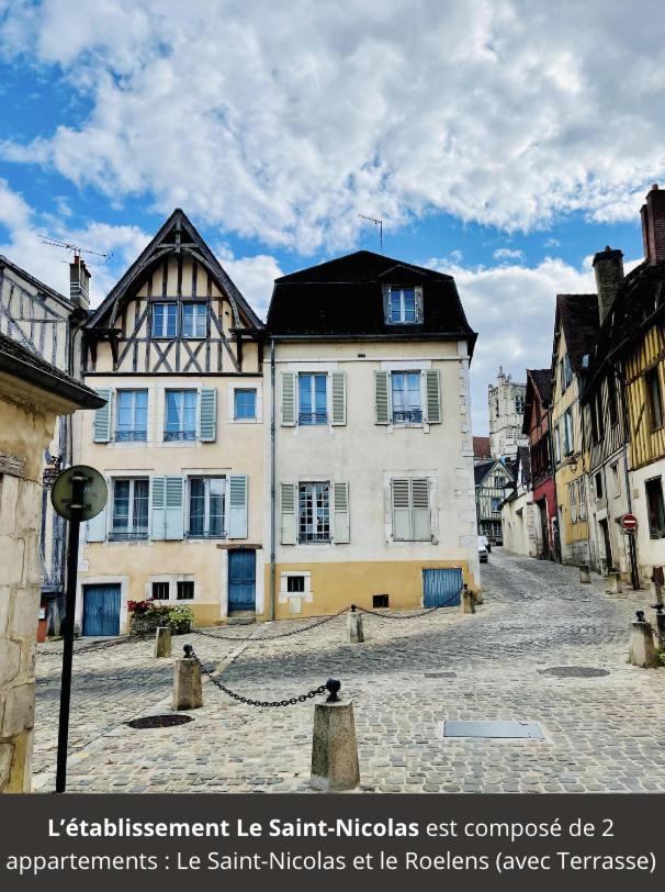 Appartement Le Saint-Nicolas Auxerre Les Quais Eksteriør bilde